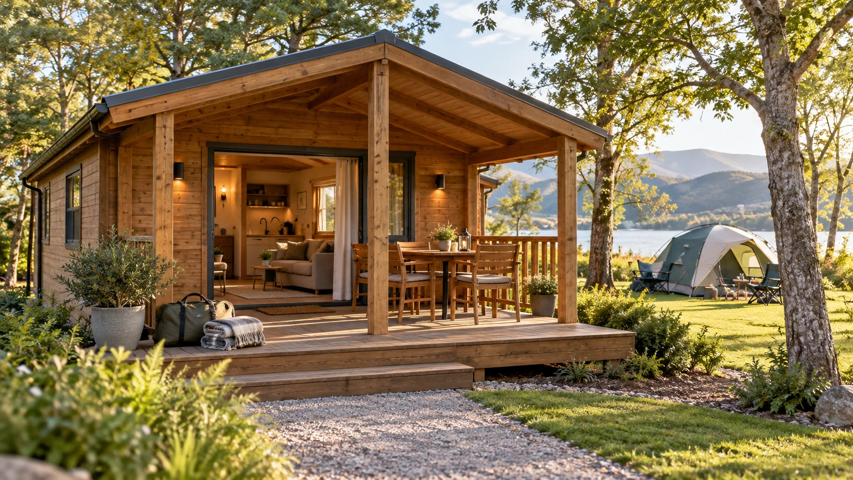 Choosing between cabin accommodation and tent camping often comes down to how much work you want to do before leaving home. Both can make for an enjoyable family holiday, but they ask different things of you. A cabin usually removes the need to bring and pitch a shelter. Tent camping gives you more control over your setup, provided you are willing to plan, pack, and check the equipment. The easier choice depends on what the accommodation includes, the weather, and how comfortable your group is outdoors.
What preparation does a cabin remove?
The clearest advantage of a cabin is that the structure is already in place when you arrive. You do not need to choose a tent, test its poles or find room in the car for groundsheet and pegs.
That does not mean a cabin holiday is entirely ready-made. Cabins vary in size and equipment, so check the booking details before packing. Find out whether bedding, towels, kitchen equipment and cleaning supplies are included. Also confirm how you will collect the key, particularly if you expect to arrive outside reception hours.
Meals still need thought. If the cabin has cooking facilities, you may be able to bring ordinary groceries and prepare familiar food. If it does not, plan around the shared kitchen, restaurant, or other options available at the campsite.
What does tent camping add to the list?
With tent camping, you bring your sleeping space with you. That adds several decisions before you travel: whether the tent fits your group, where everyone will sleep, how you will keep belongings dry, and what you will do if the weather changes. Sleeping mats and warm bedding can matter as much as the tent itself, especially when nights are cooler than expected.
If you have not used your tent recently, put it up at home or at least check that its parts are present. Discovering a missing pole after arrival is far harder to solve than finding it in your garage. Make sure you know how long setup takes and that the people helping can manage it. Even an experienced camper benefits from packing the items needed first where they are easy to reach.
A tent also requires some thought about the pitch. Check campsite information for available space and any rules that affect how you set up. A family carrying a large tent, several chairs, and outdoor cooking gear may have a different space requirement from two people with a compact tent.
For more detailed information on this topic, read our guide on How to Plan Easy and Enjoyable Meals for a Family Camping Trip.
How do weather and arrival time change the answer?
A fair-weather weekend can make tent camping feel straightforward. Rain or a late arrival changes the workload. Pitching in fading light while keeping luggage dry takes more effort than arriving at a cabin and carrying bags inside. If your travel plans are uncertain, ask how check-in works and when you can access your accommodation or pitch.
For example, imagine a family driving to a campsite after a full day of travel. With a cabin, their main arrival tasks may be finding the key and unloading essentials. With a tent, they also need enough time and light to set up a comfortable sleeping area. That does not rule out camping, but it makes an earlier departure or a simpler tent setup more valuable.
Weather matters after arrival, too. A cabin provides an indoor place to gather when outdoor plans change. Tent campers can still enjoy a rainy break, but they need suitable clothing, a way to manage wet gear, and a practical plan for meals. The more changeable the forecast, the more useful those preparations become.
Cabin-Accommodation-or-Tent-Camping-Which-Requires-Less-Preparation-converted
Less preparation does not always mean a cabin is the better choice. Tent campers who already own reliable equipment and know their routine may pack quickly. Someone booking a cabin for the first time may need to check more details about its contents, sleeping arrangements, and departure requirements. Experience changes the amount of work each option demands.
Think about how you expect to spend your days. If you plan long outings and mainly need an easy place to return to, a cabin may reduce the work at either end of the day. If setting up camp and spending time outdoors are part of the holiday you want, preparing a tent can feel worthwhile. Families with young children may give extra weight to how easily they can manage bedtime, wet clothes and early mornings.
The facilities around the accommodation can also simplify either choice. Camping guests have access to sanitary facilities, a guest kitchen with ovens, and laundry facilities. Those shared amenities can reduce what tent campers need to bring for washing and cooking, though they do not replace the need for a suitable shelter and sleeping gear. Check which facilities you expect to use and how access works during your stay.
A quick comparison before booking helps keep the decision practical:
For a cabin: Confirm what is supplied, what you must bring, and how arrival works.
For a tent: Check your equipment, pitch needs, weather plan and likely setup time.
For either option: Plan meals, clothing and transport around the people travelling with you.
Which requires less preparation?
For most first-time visitors, cabin accommodation will require less equipment planning and less work on arrival. Tent camping generally asks for more preparation because your comfort depends on the gear you bring and how you set it up. The gap narrows when you have a familiar tent and a packing routine.
Cabin Accommodation or Tent Camping - Which Requires Less Preparation-converted