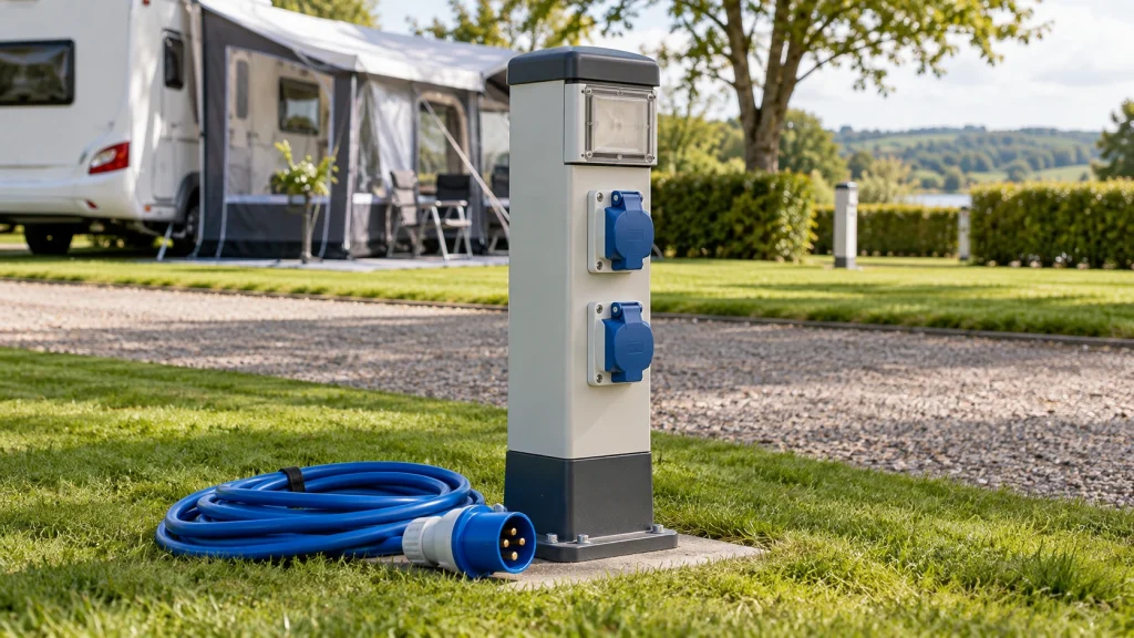 How to Check a Campsite Power Post Before Connecting
